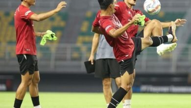 Timnas Indonesia latihan untuk FIFA Matchday bersama Turkmenistan