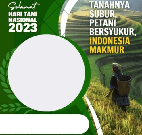 Link twibbon Hari Tani Nasional 2023. (Twibbonize/Achmad Qusyairi)
