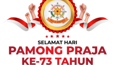 Logo Hari Pamong Praja ke-73 tahun 2023