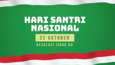 8 link download banner Hari Santri Nasional 2023 dengan desain menarik yang bisa anda pakai