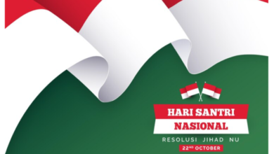 8 link download banner Hari Santri Nasional 2023 dengan desain elegan, ciamik dan cocok di cetak