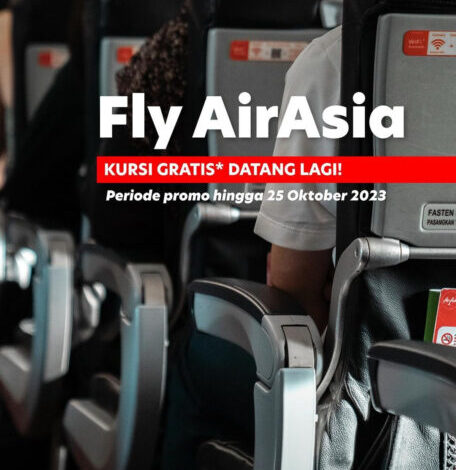 Berikut ini cara dapat tiket pesawat Rp0 Air Asia