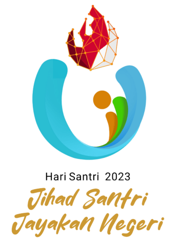 Makna dan filosofi logo Hari Santri Nasional 2023 resmi Kemenag. (kemenag.go.id)
