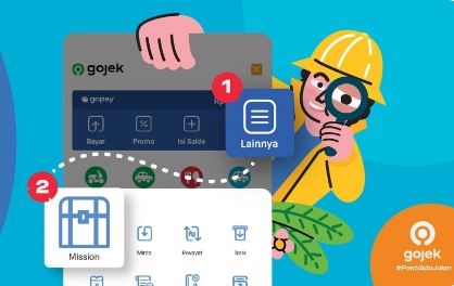 Mission Gopay di aplikasi Gojek