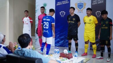 Persipan Pandeglang mengenalkan jersey yang akan dikenakan selama kompetisi liga 3 nasional regional Banten
