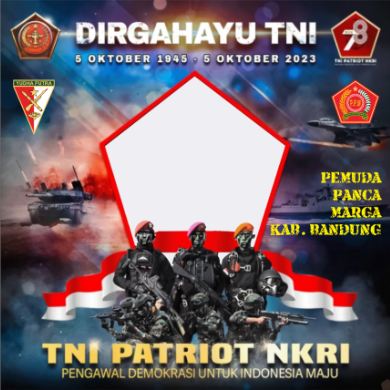 link twibbon HUT TNI Ke-78