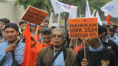 Buruh Tolak Nilai UMP Banten