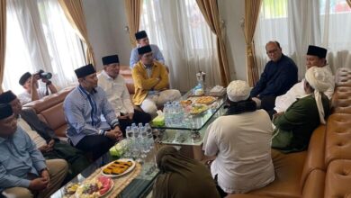Kunjungan Prabowo Subainto ke pesantren