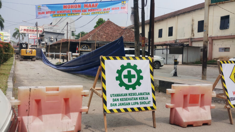 Doni Serang Akses Jalan RSUD dr Drajat Prawiranegara Serang Ditutup dan Dialihkan 1