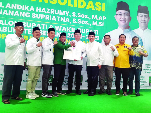 DPC PKB Deklarasikan Andika-Nanang