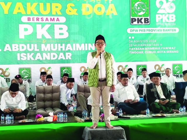 Soal Pilgub Banten, Muhaimin Serahkan ke Desk Pilkada