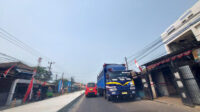Jalan Raya Jakarta-Kragilan Kabupaten Serang Dilakukan Contra Flow Akibat Adanya Proyek Betonisasi