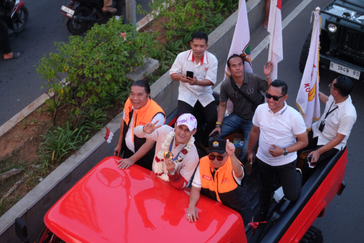 Doni Serang Rizky Juniansyah Keliling Kota Serang 1