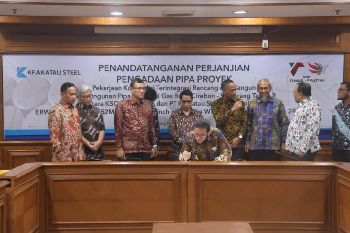 Krakatau Steel Kembali Suplai Pipa Baja untuk Proyek Cisem II