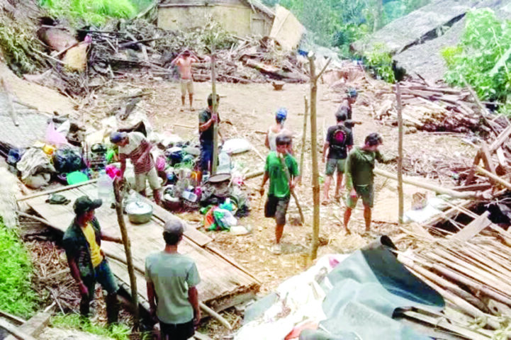 7 Rumah Baduy Disapu Puting Beliung, 2 KK Ngungsi