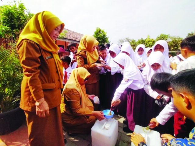 Siswa SDN Panancangan 5 Diajarkan Sedekah Minyak Jelantah