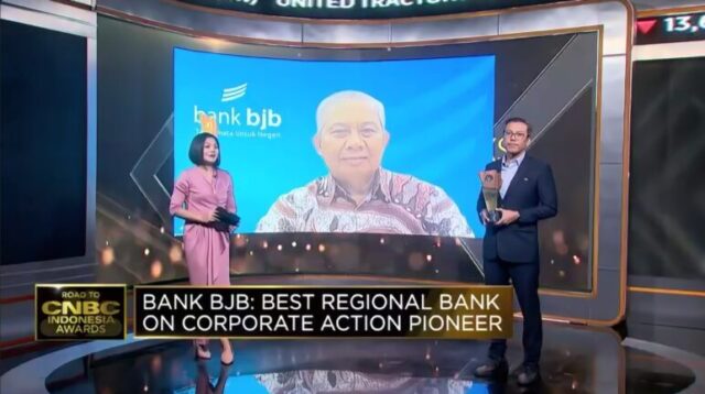 bank bjb Raih Penghargaan Best Regional Bank on Corporate Action Pioneer