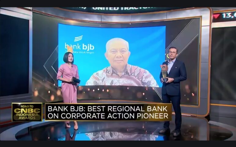 bank bjb Raih Penghargaan Best Regional Bank on Corporate Action Pioneer