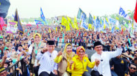 Selawat Asyghil Menggema di Kampanye Andika-Nanang