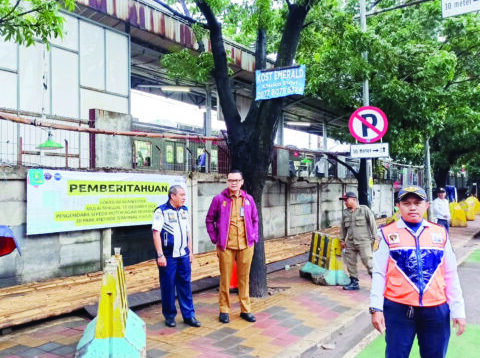 Parkir Liar di Stasiun Batu Ceper Ditertibkan