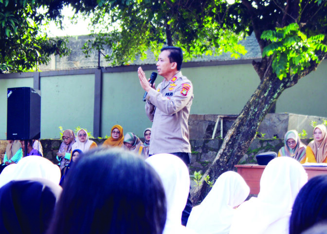 Cegah Tawuran, Polsek Cisauk Datangi SMAN 28