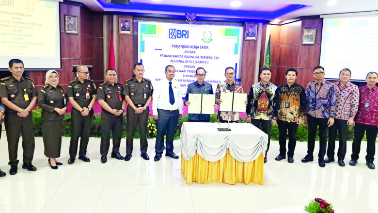 Kejati dan BRI Tekan MoU Pendampingan Hukum