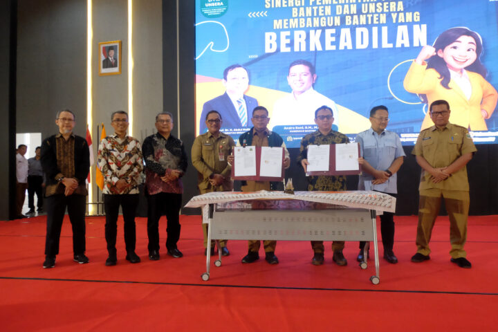 Doni Serang Pemprov Banten MOU Dengan Unsera 1