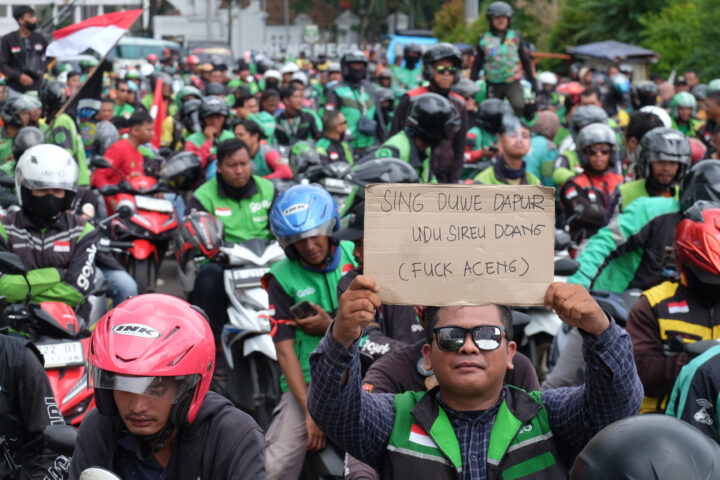 Doni Serang Driver Ojol Banten Ujukrasa di Jalan Veteran Kota Serang 1