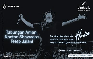 Mulai nabung di produk pilihan seperti bjb Tandamata Berjangka dan dapetin tiket eksklusif ke Showcase