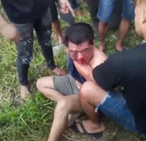 Terlacak GPS, Pelaku Curanmor Diamuk Massa