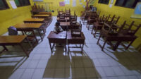 Datang Lebih Awal Saat Hari Pertama Sekolah di Kota Serang Doni Serang Datang Lebih Awal Saat Hari Pertama Sekolah di Kota Serang 1