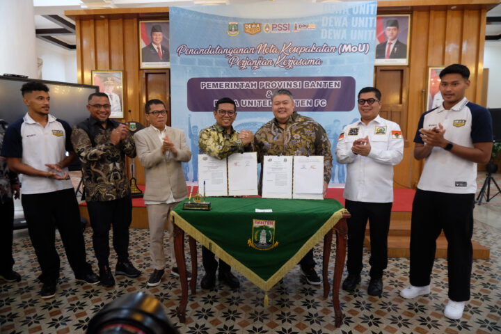 Doni Serang Pemprov Banten MoU Dengan Dewa United Banten FC 1