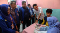 Doni Serang Wakil Walikota Serang Agis Cek Kesehatan Gratis di SMPN 10 1