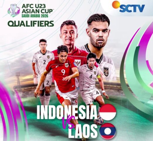 Lokasi nobar Indonesia vs Laos. (Instagram/@sctv.sports)