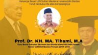 Guru Besar UIN SMH Banten Prof Tihami Tutup Usia