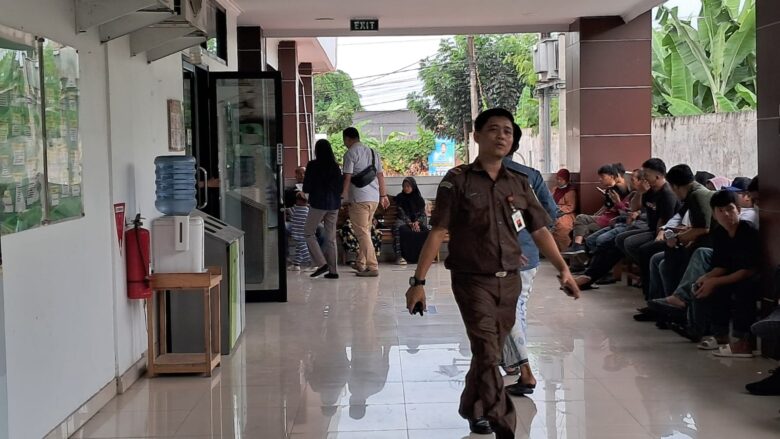 Suasana Pengadilan Negeri Serang. (Dokumentasi Bantenraya.com)