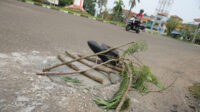 Doni Serang Akses Jalan Berlubang Menuju Pemkot Serang Ditambal Semen 1