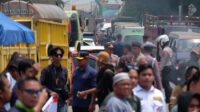 Doni Serang Akses Tol Cilegon Barat Macet 1