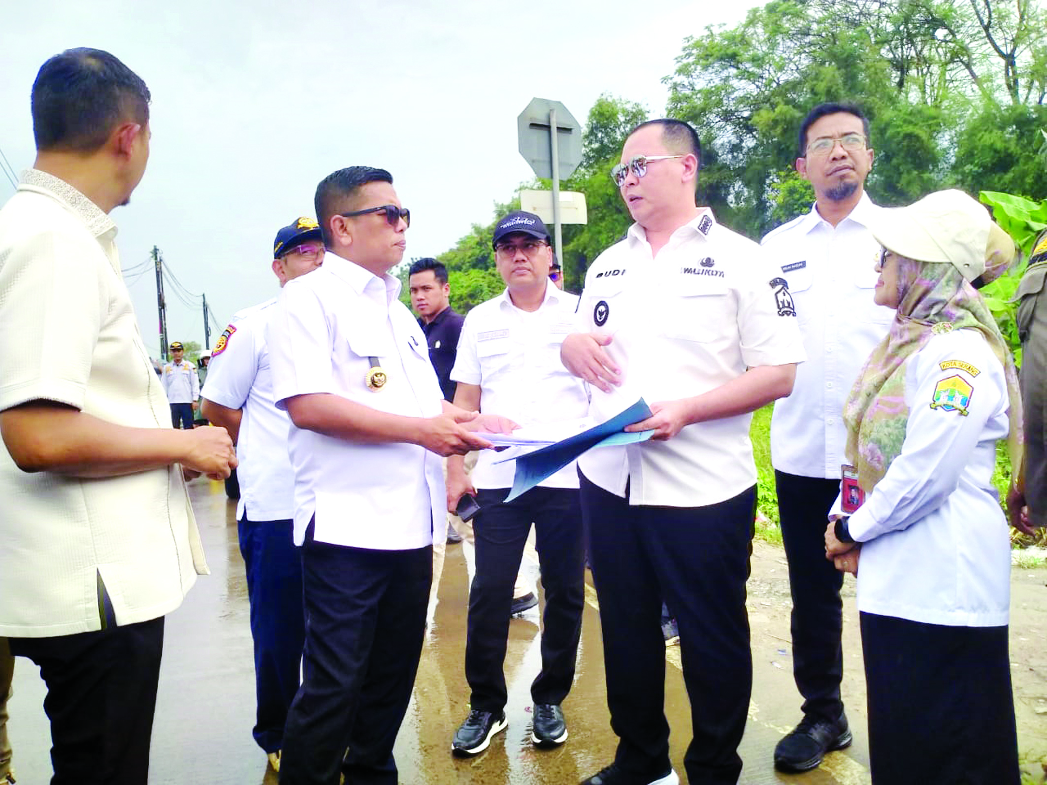 Pemprov Bantu Pembangunan Frontage Kaligandu-Unyur Pemprov Bantu Pembangunan Frontage Kaligandu-Unyur