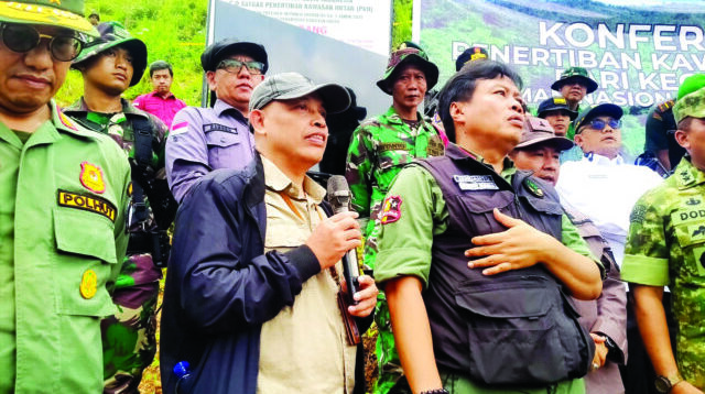 Tambang Emas Ilegal di TNGHS Diberedel