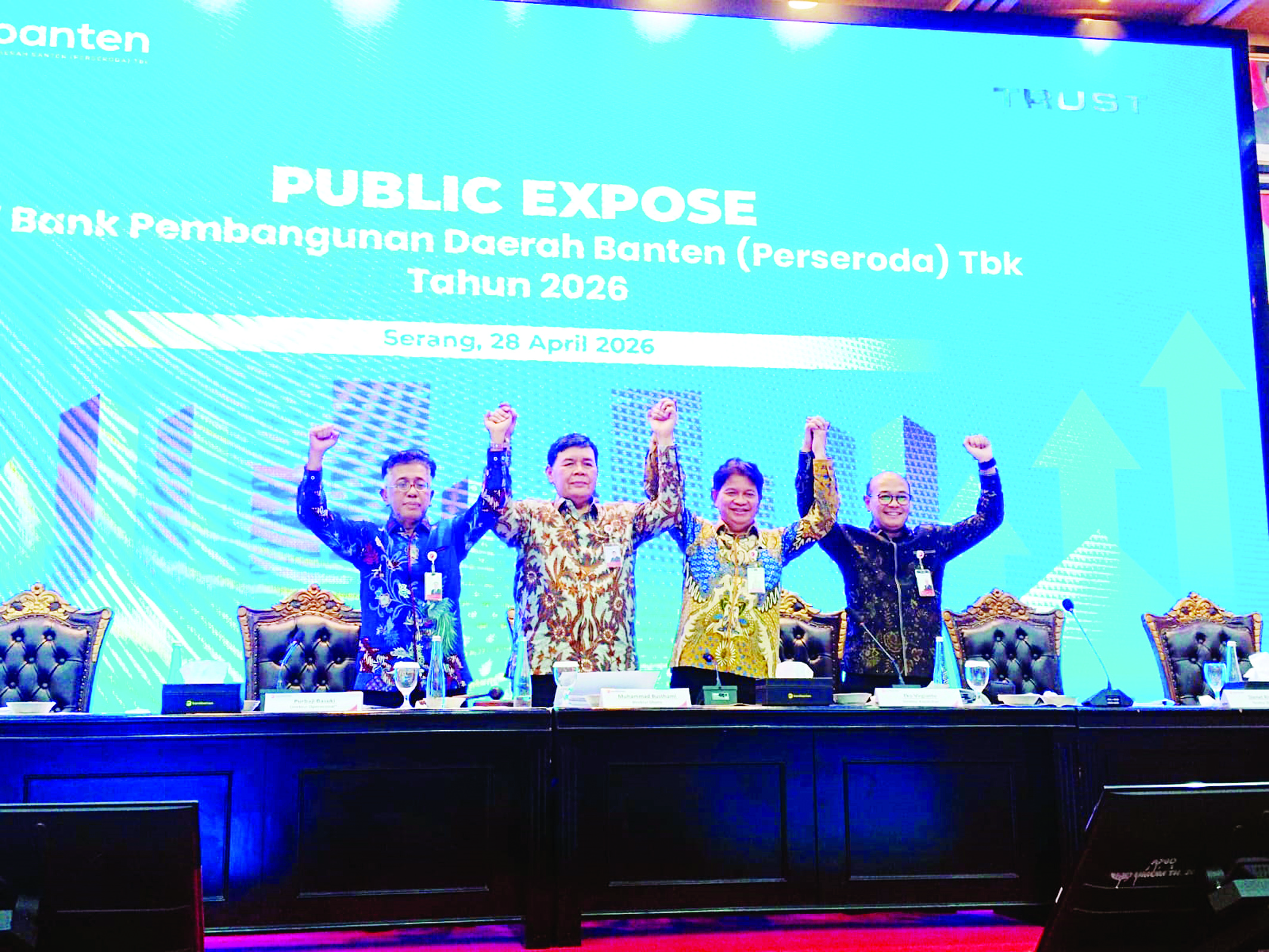 Bank Banten Bidik Laba Rp75 Miliar di 2026 , Percaya Diri Berkat RKUD