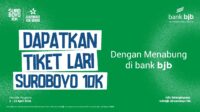 Tiket Suroboyo 10K. (Dokumentasi Bank BJB)