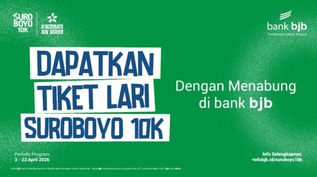 Tiket Suroboyo 10K. (Dokumentasi Bank BJB)