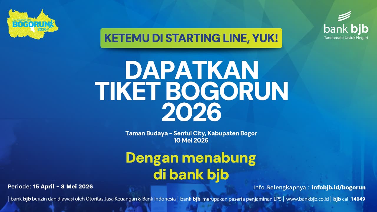 Bank bjb ajak masyarakat nikmati lari di Bogor lewat program promo BOGORUN 2026. (Dokumentasi bank bjb)