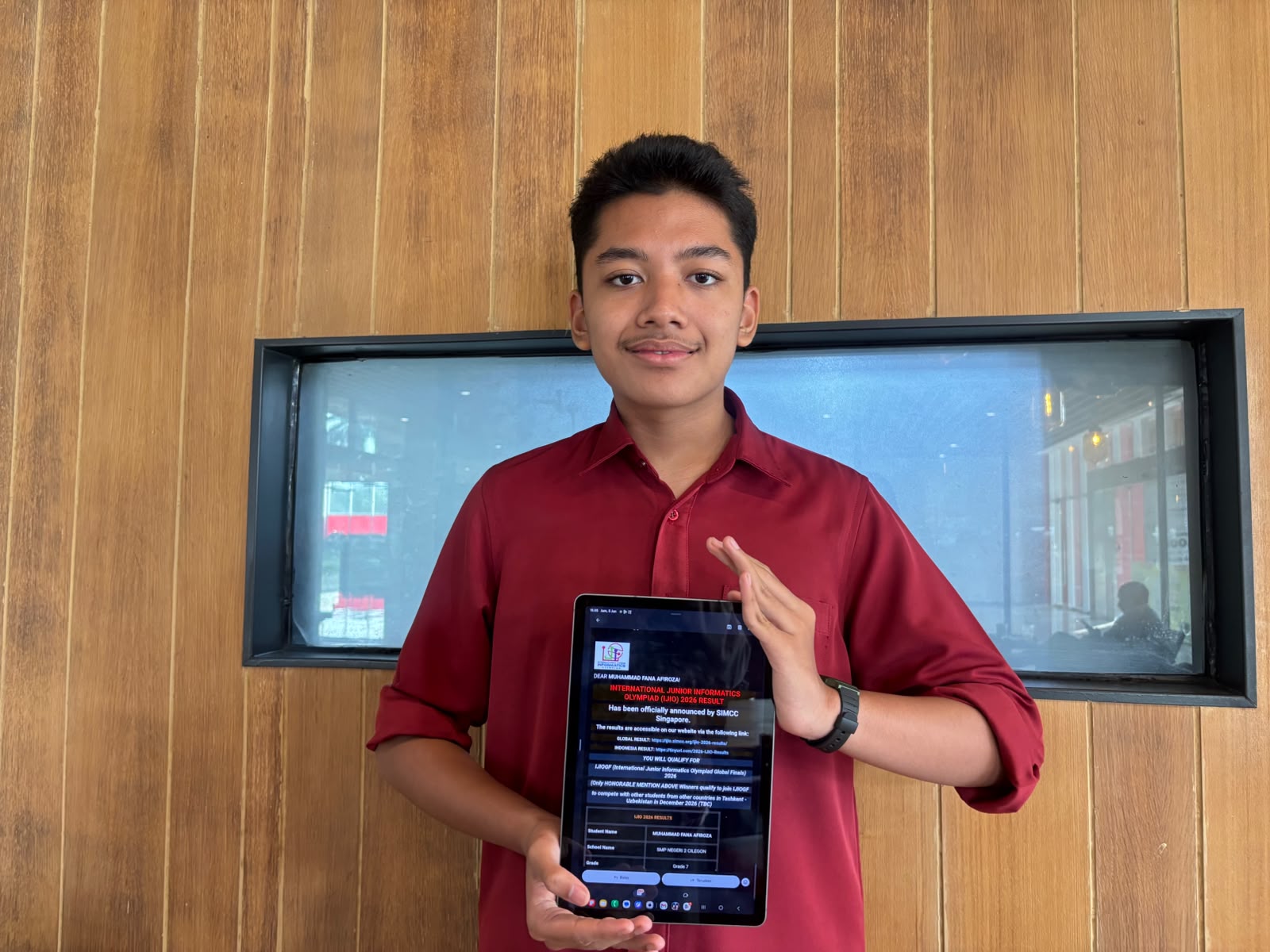 Harumkan Cilegon di Ajang Informatika Dunia