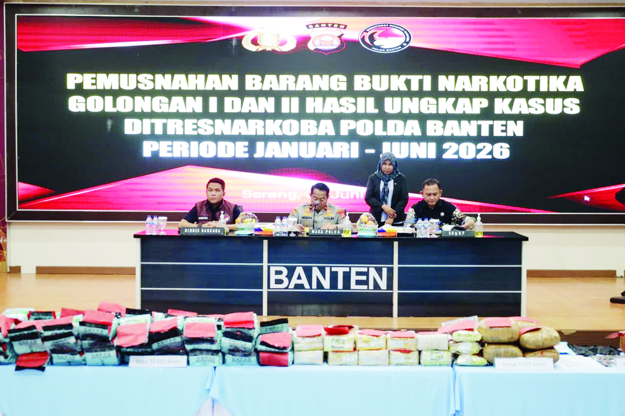 Narkoba Senilai Rp90,5 Miliar Dimusnahkan
