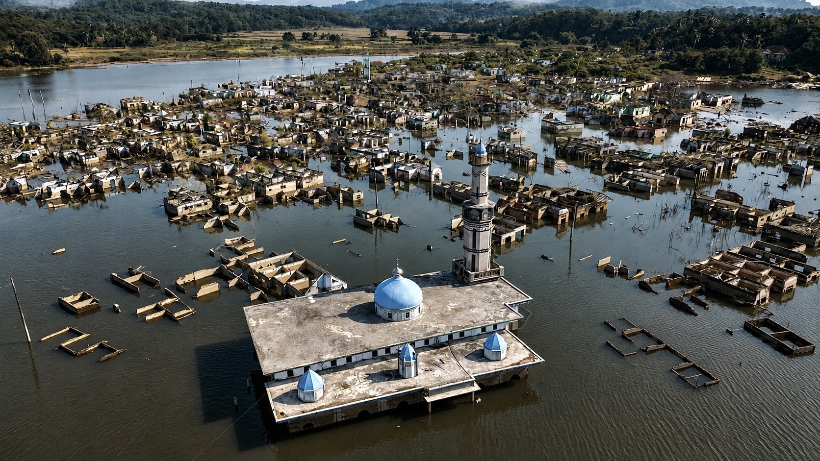 Kampung Tenggelam Kembali Muncul