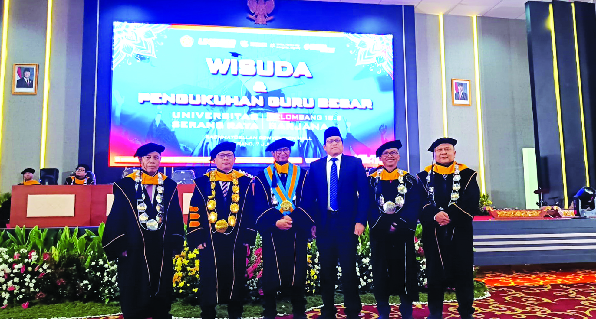 Kukuhkan Guru Besar, Unsera Buktikan Mutu Pendidikan