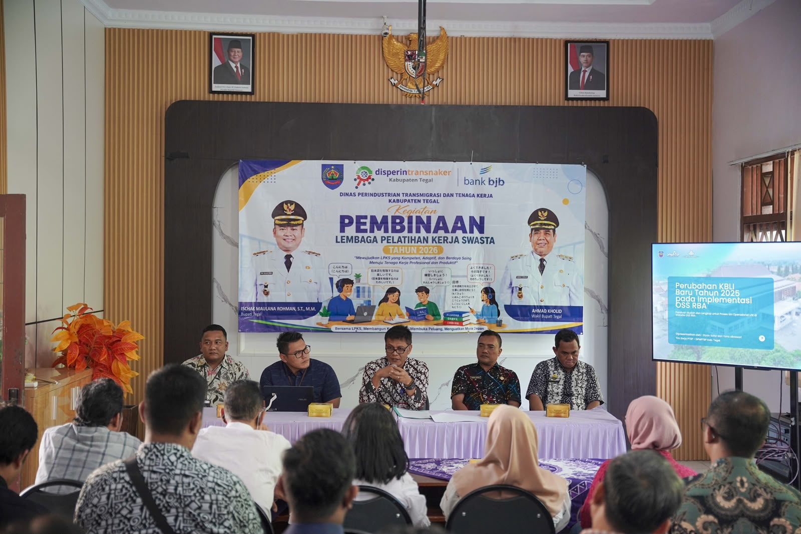 bank bjb bersama Disperintrannaker Kabupaten Tegal