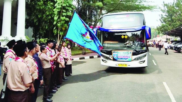 437 Pramuka Banten Berangkat ke Jambore Nasional